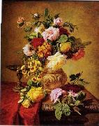 unknow artist Floral, beautiful classical still life of flowers.109 USA oil painting artist